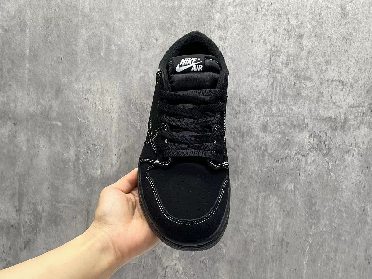 Black and White Air Jordan Sneakers