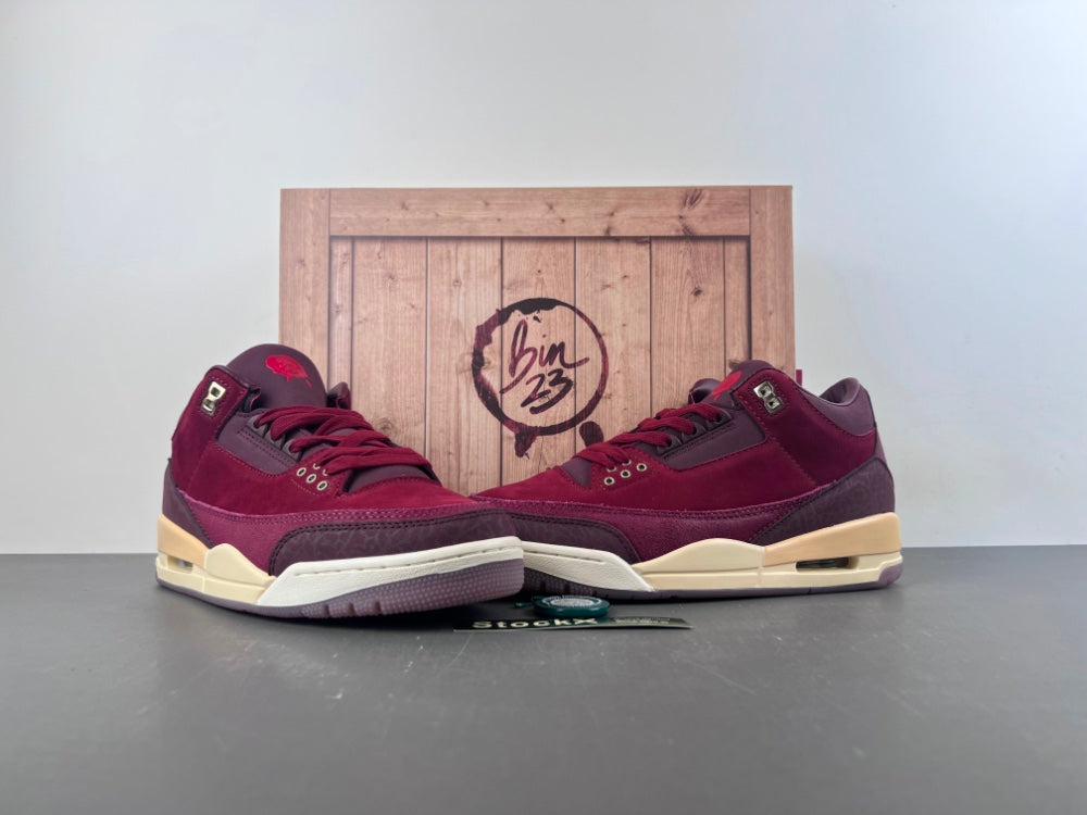 Air Jordan 3 Retro PRM Bin23 'Red Coconut Milk'