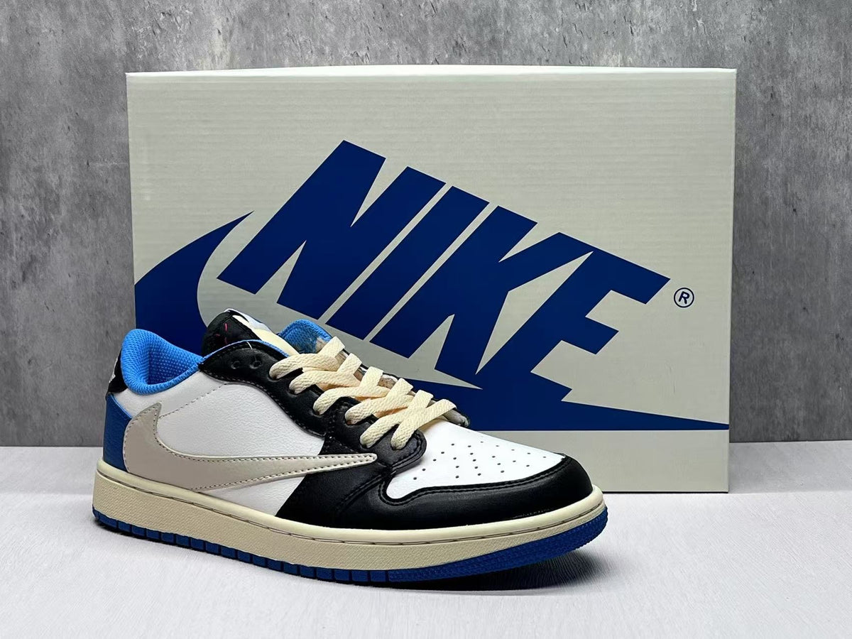 Air Jordan 1 Low “White / Blue Lightning”