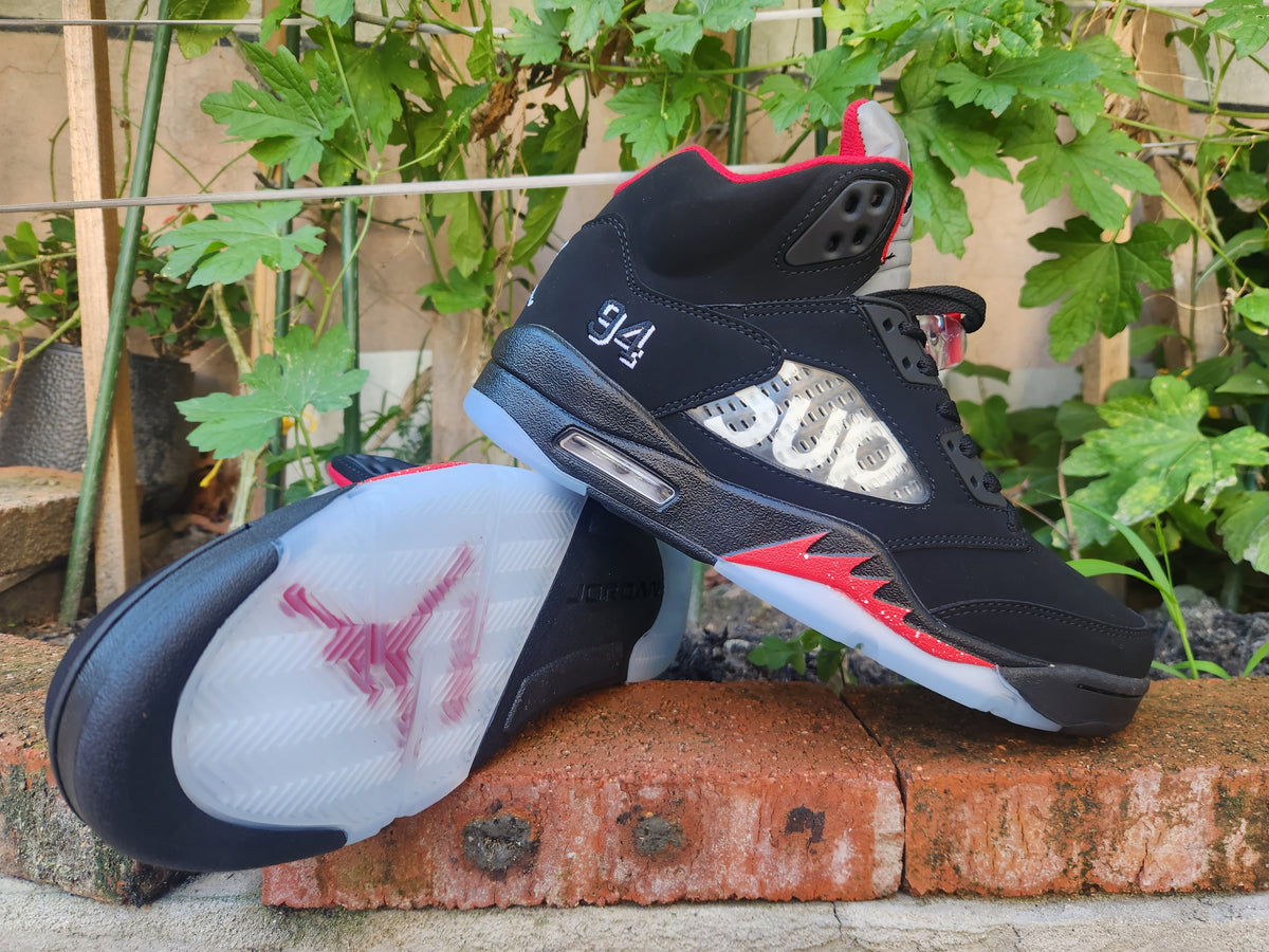 Supreme x Air Jordan 5 Retro “Black”