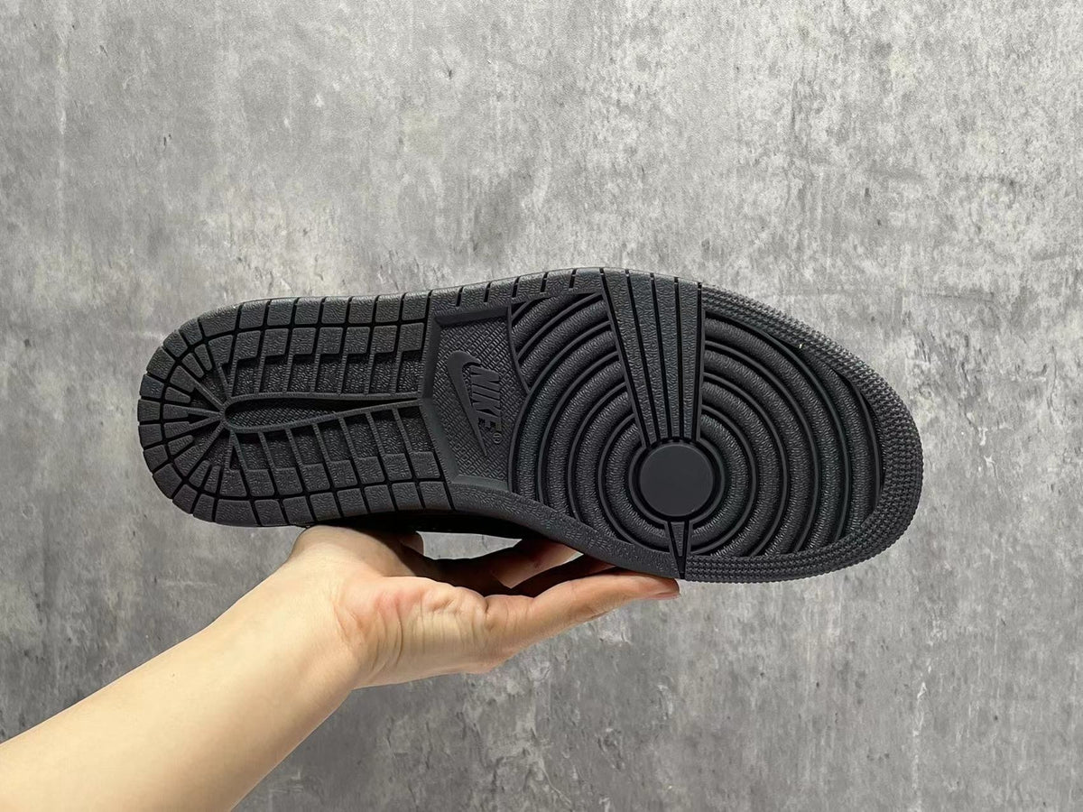 Black and White Air Jordan Sneakers