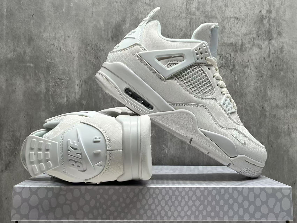 Air Jordan 4 x Nigel Sylvester 'White Mamba' Custom