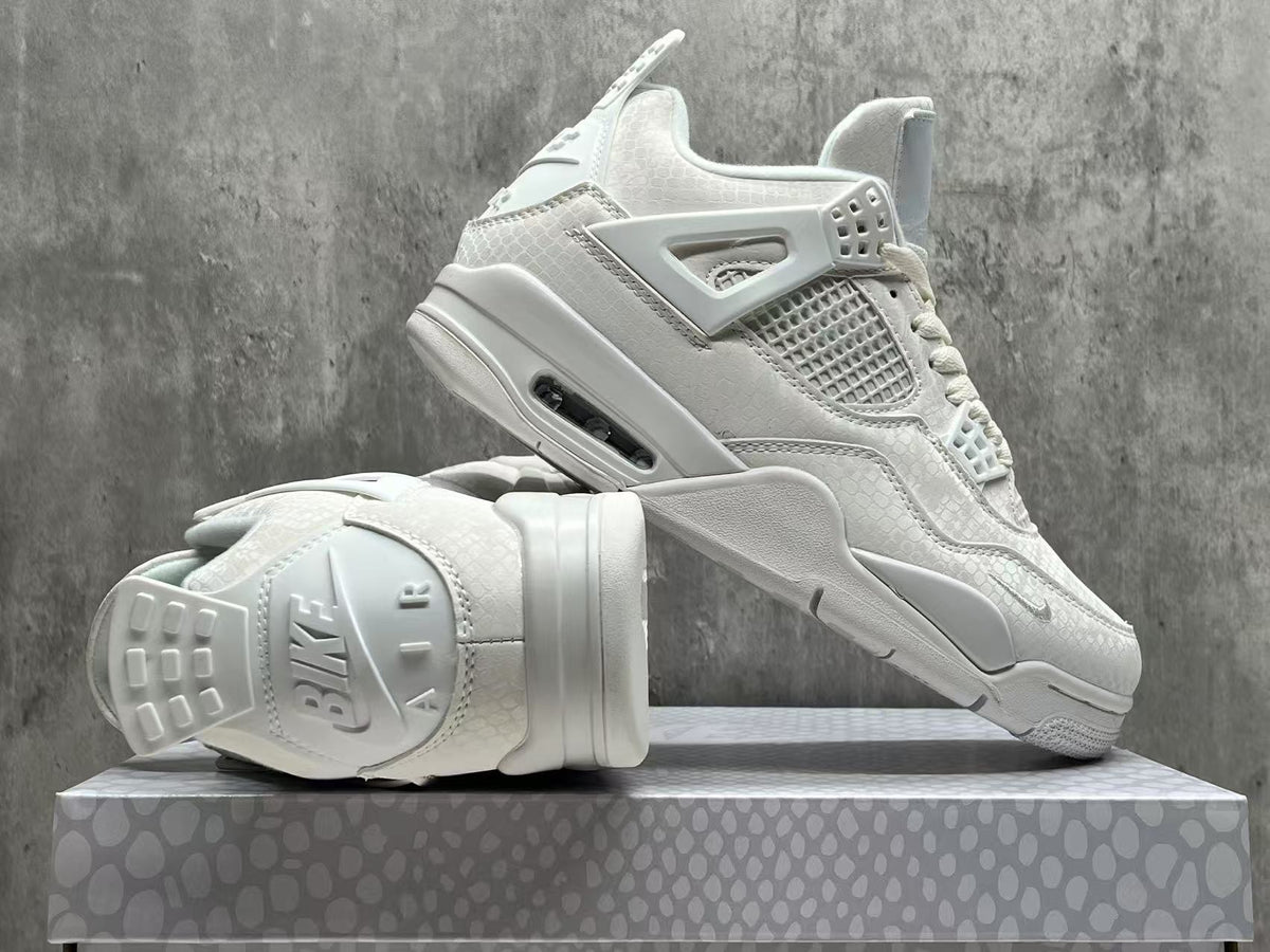 Air Jordan 4 x Nigel Sylvester 'White Mamba' Custom
