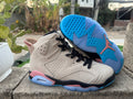Air Jordan 6 Retro 'Beige / Pink / Gradient Blue'
