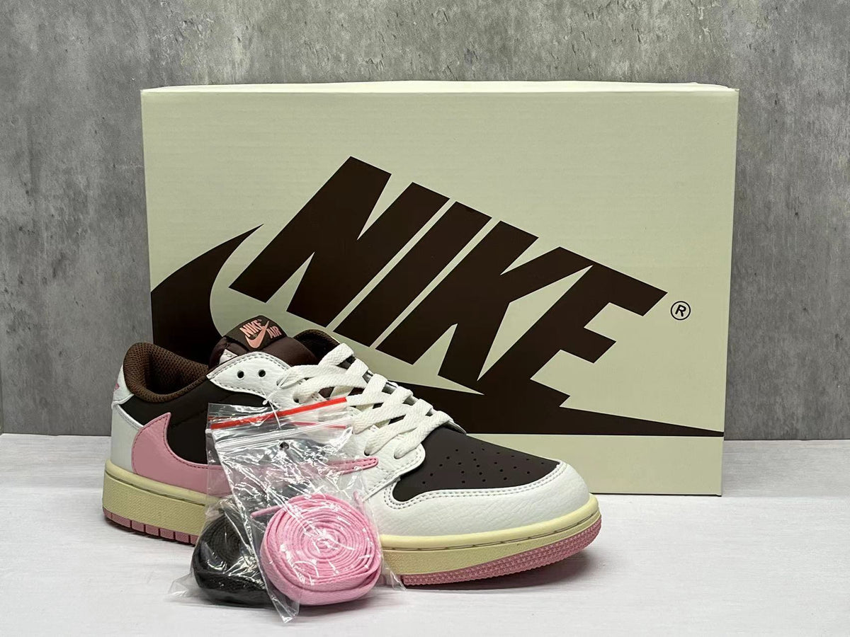 Travis Scott x Air Jordan 1 Retro Low OG SP “Reverse Mocha Pink”