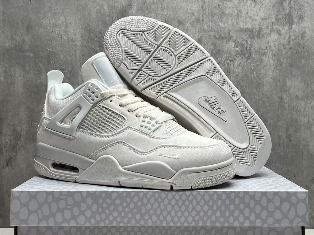 Air Jordan 4 x Nigel Sylvester 'White Mamba' Custom