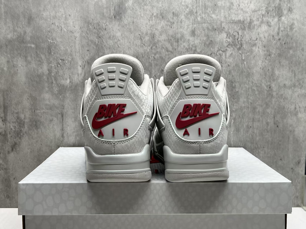 Air Jordan 4 x Nigel Sylvester “Brick After Brick” Grey Red