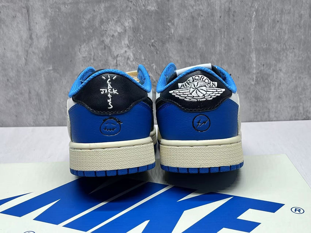 Air Jordan 1 Low “White / Blue Lightning”