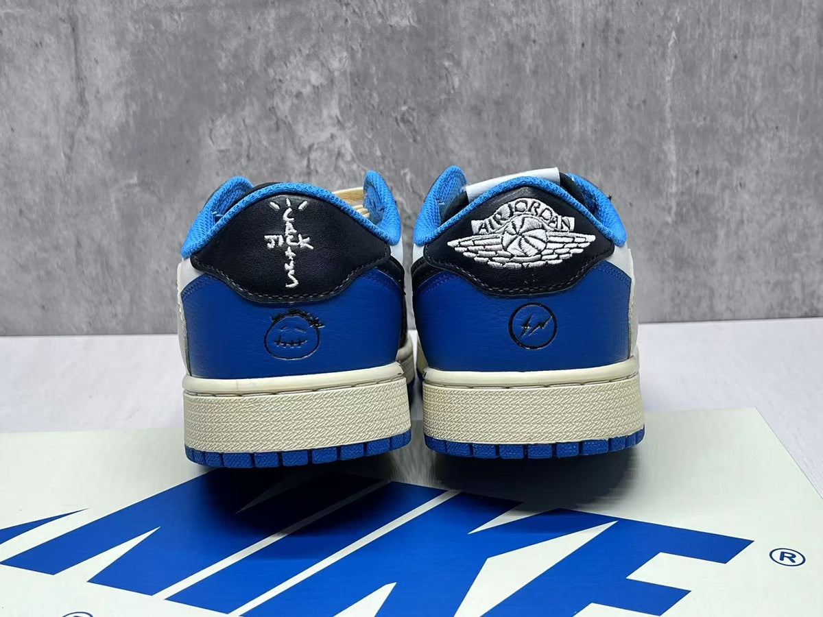Air Jordan 1 Low “White / Blue Lightning”
