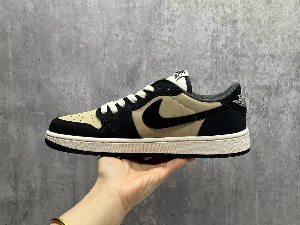 Air Jordan 1 D “Black and Beige Pattern”