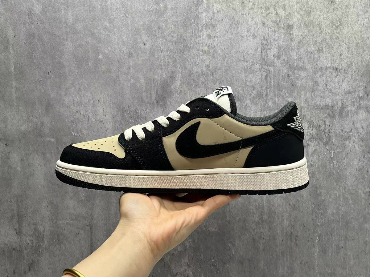 Air Jordan 1 D “Black and Beige Pattern”