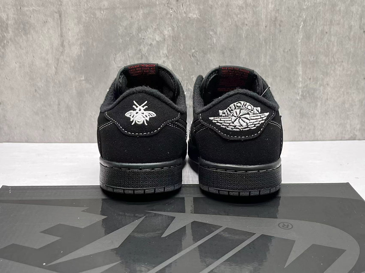 Black and White Air Jordan Sneakers