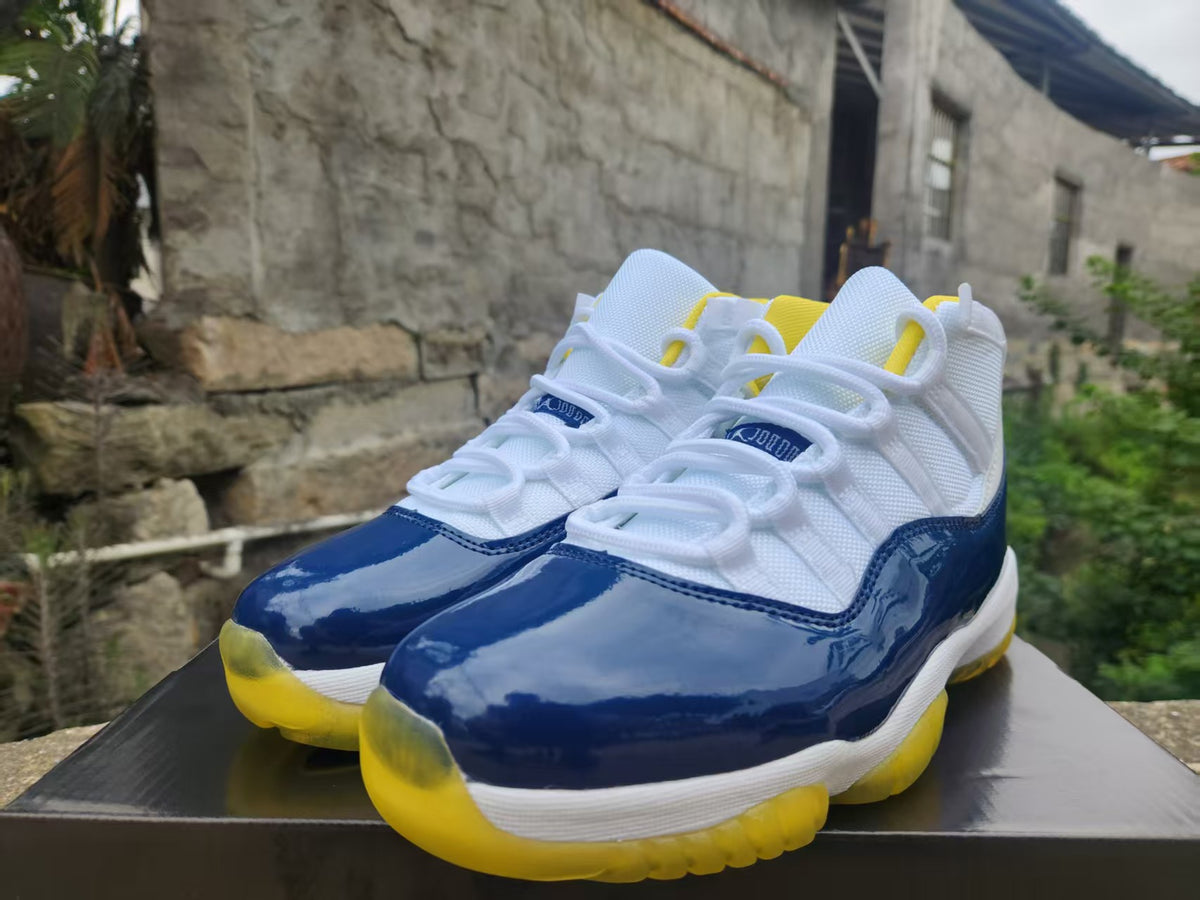 Air Jordan 11 Retro Custom 'Michigan White'