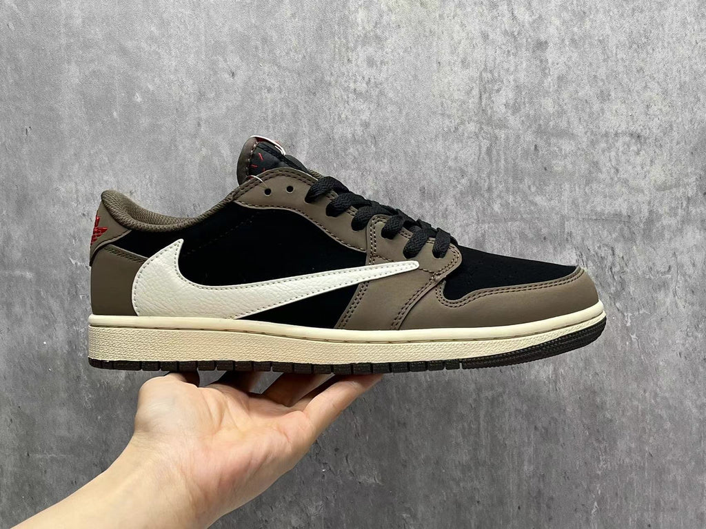 Black and White Air Jordan Sneakers